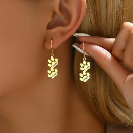 Boucles d'oreilles Échos de Pattes™