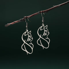 Boucles d’Oreilles Silhouette Féline™