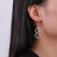 Boucles d’Oreilles Silhouette Féline™